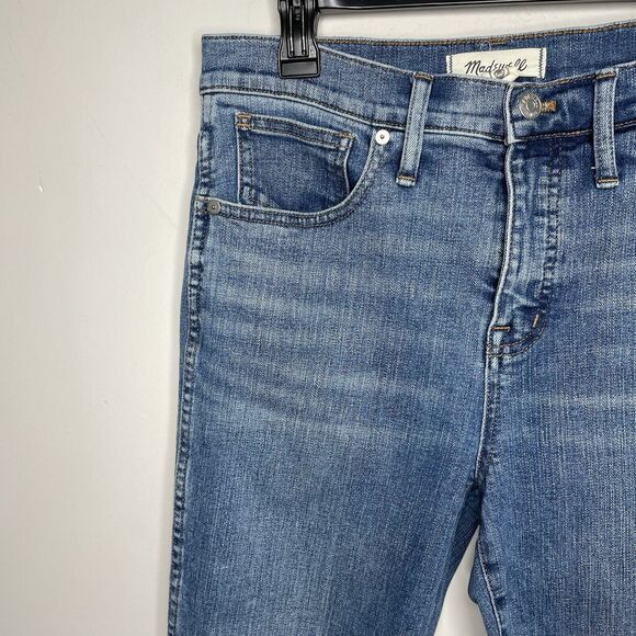 MADEWELL Skinny Jeans Women Petite 29P Woodbridge Wash 10" High Rise NA878 - Picture 4 of 15